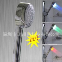 外贸爆款温控变色发光花洒 喷头 LED淋浴头Sanitary nozzle  RC-A